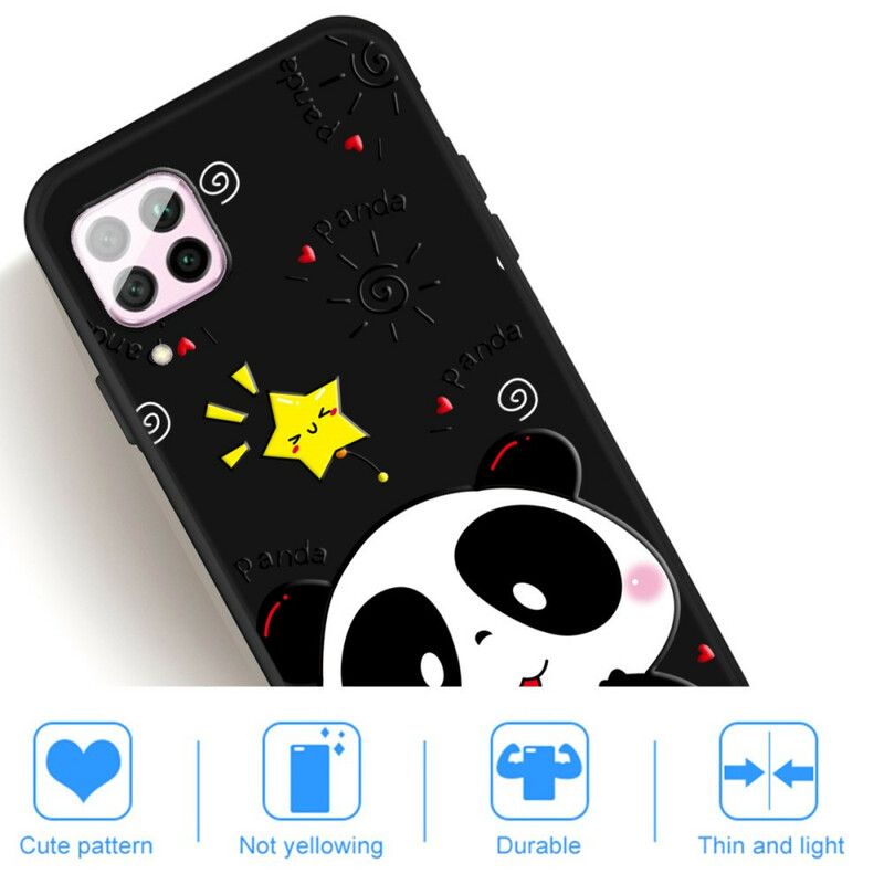 Mobilcover Huawei P40 Lite Panda Star