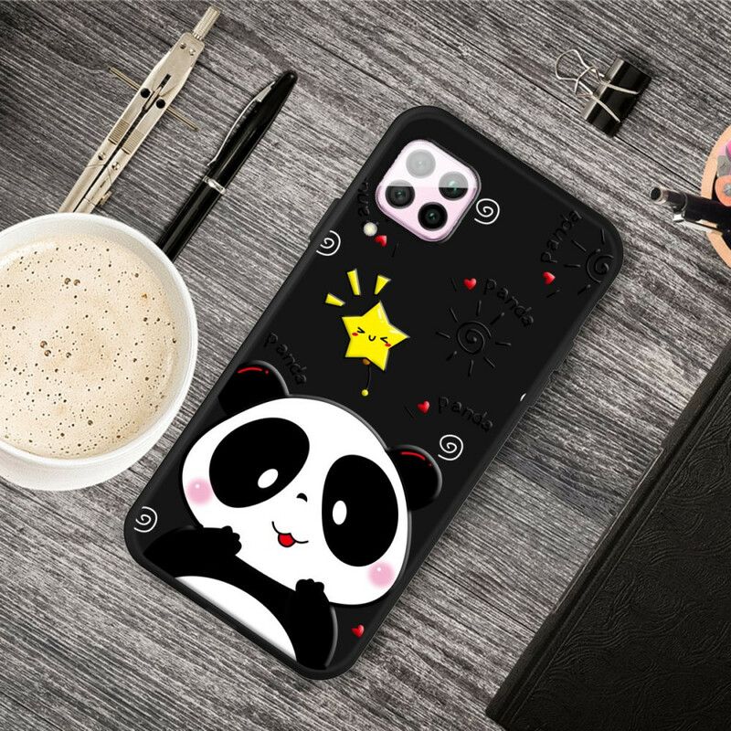 Mobilcover Huawei P40 Lite Panda Star