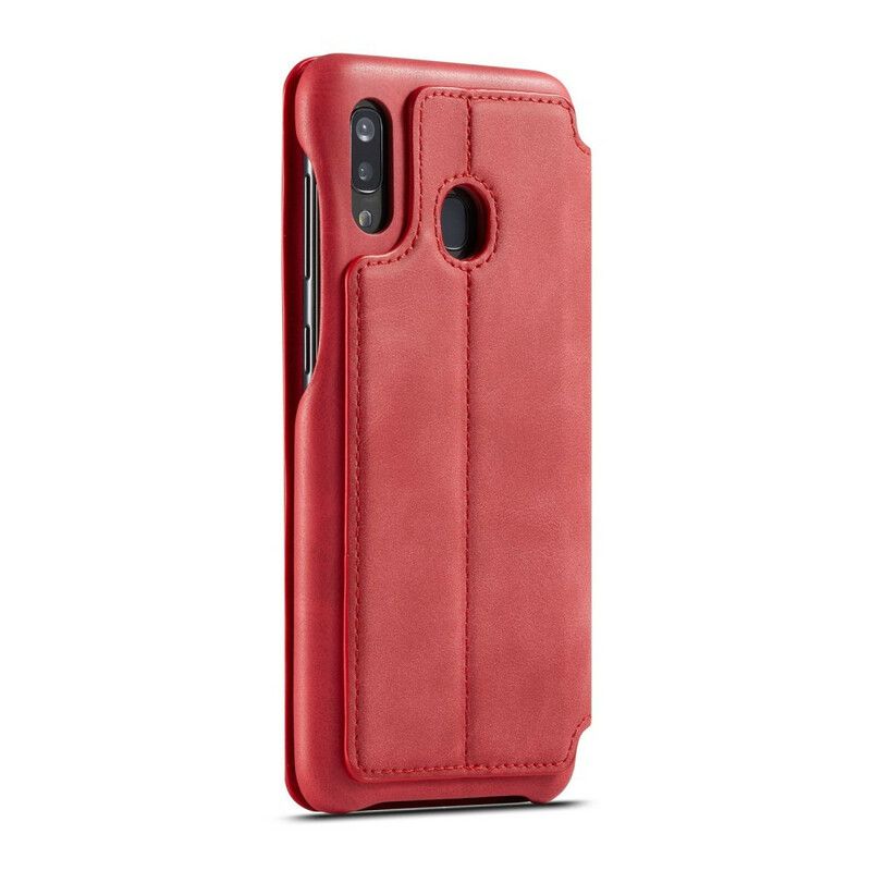 Cover Samsung Galaxy A30 / A20 Flip Cover Lc.imeeke Lædereffekt