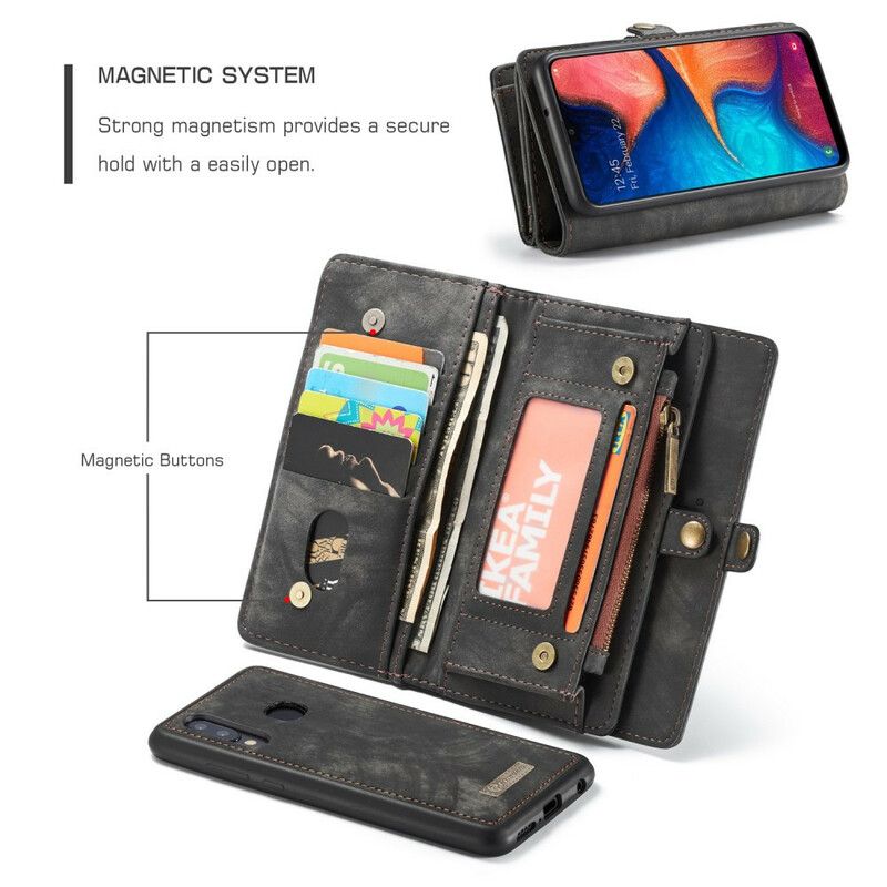 Flip Cover Samsung Galaxy A30 / A20 Caseme Aftagelig