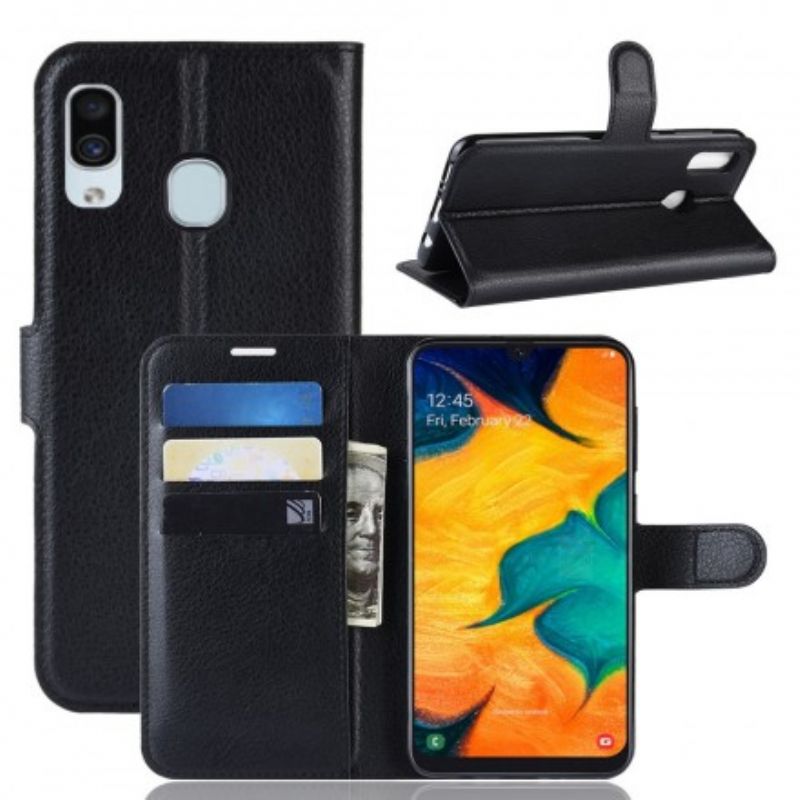 Flip Cover Samsung Galaxy A30 / A20 Klassisk