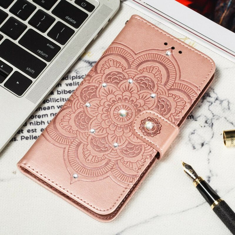 Flip Cover Samsung Galaxy A30 / A20 Mandala Og Diamanter