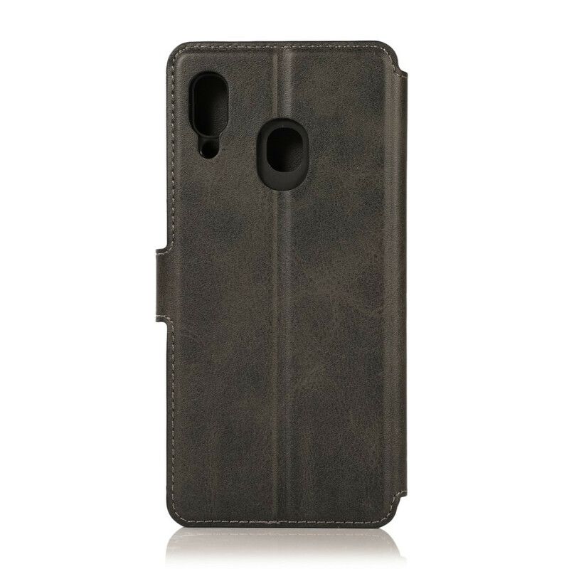 Flip Cover Samsung Galaxy A30 / A20 Silicone Og Kunstlæder