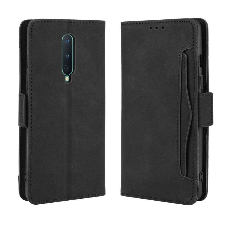 Flip Cover OnePlus 8 Førsteklasses Multikort