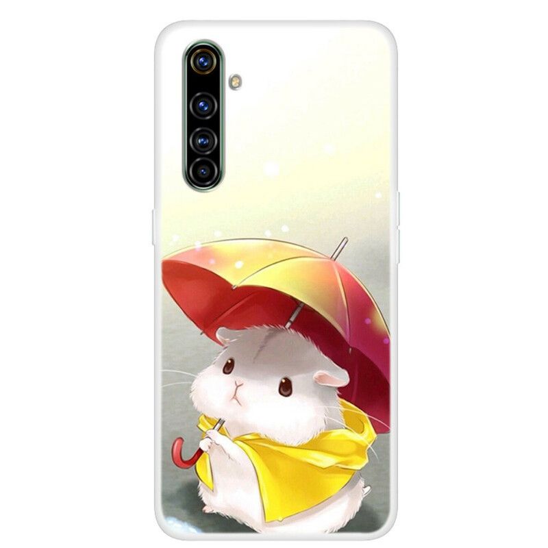 Cover Realme 6 Hamster I Regnen