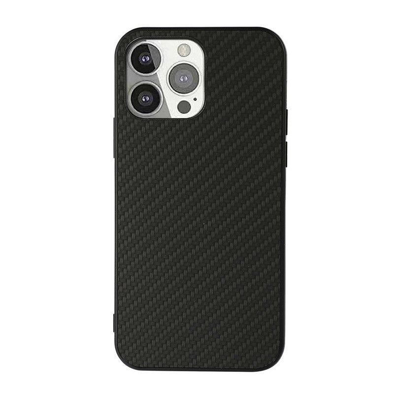 Cover iPhone 13 Pro Carbon Fiber Texture Lædereffekt