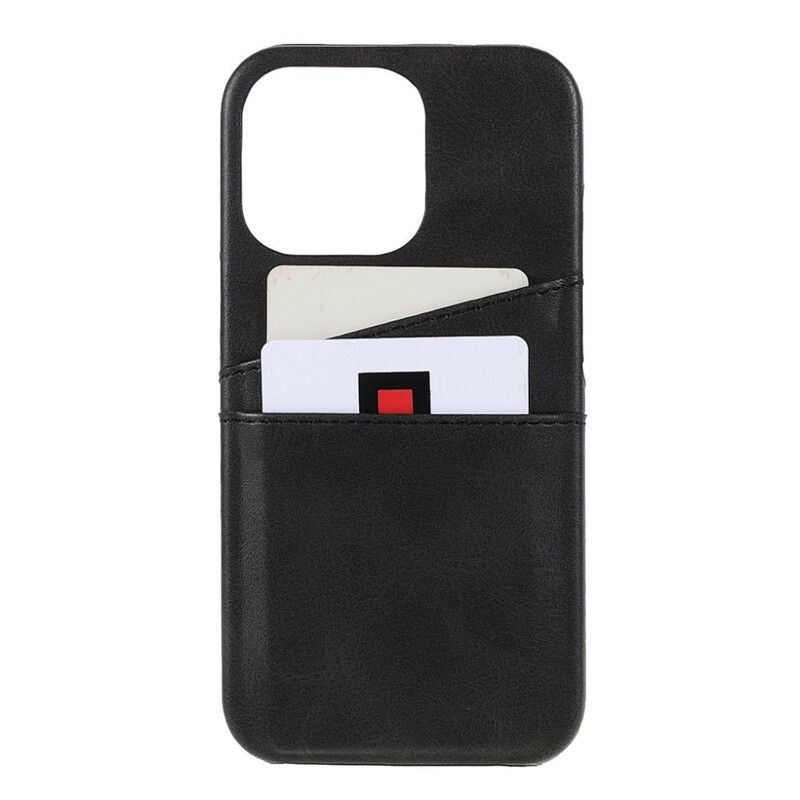 Cover iPhone 13 Pro Dobbeltkortholder