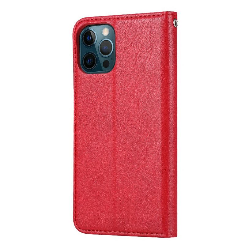 Cover iPhone 13 Pro Flip Cover Faux Læder Kortholder