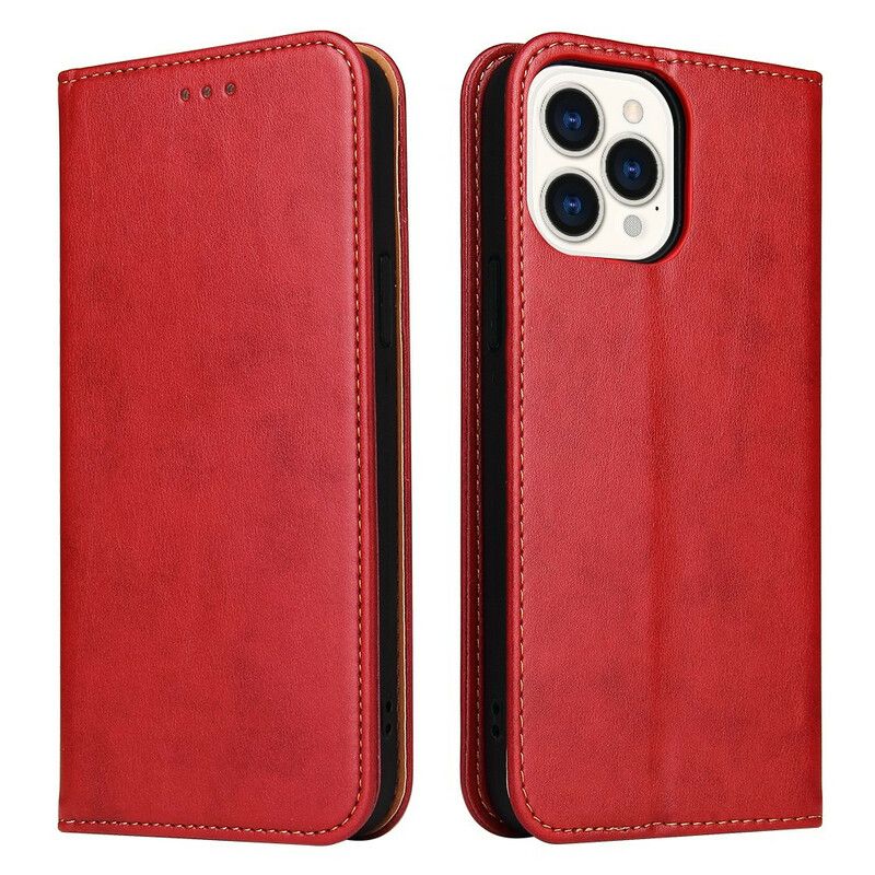 Cover iPhone 13 Pro Flip Cover Simpelt Kunstlæder