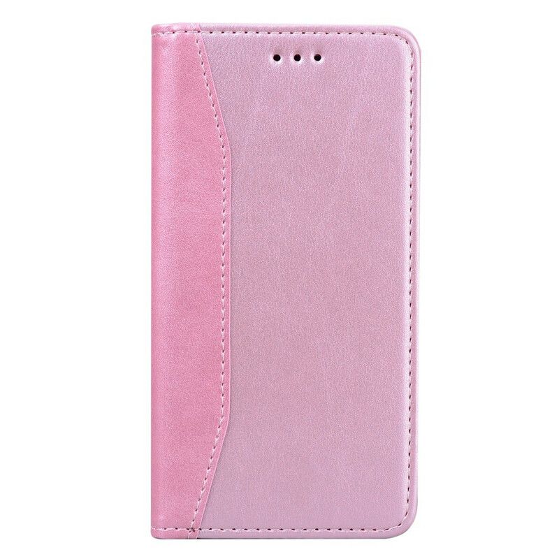 Cover iPhone 13 Pro Flip Cover Tofarvet Business Lædereffekt