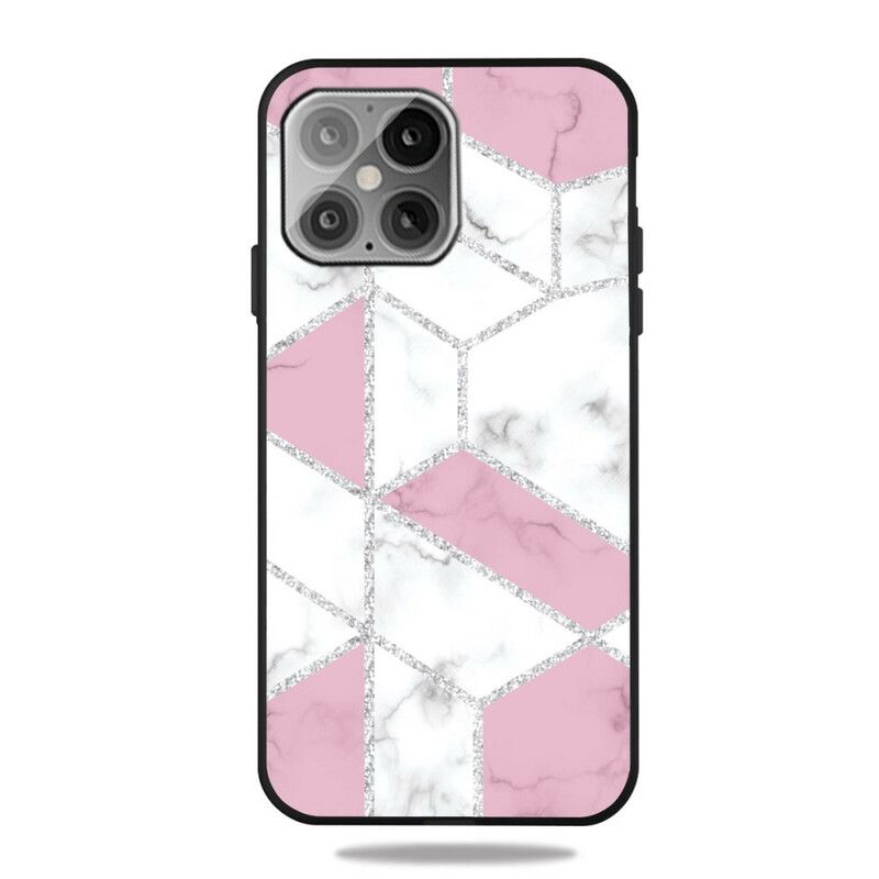 Cover iPhone 13 Pro Glitrer Marmor