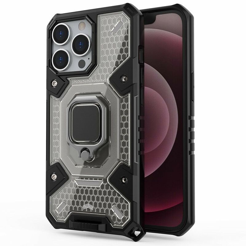 Cover iPhone 13 Pro Honeycomb Med Ring