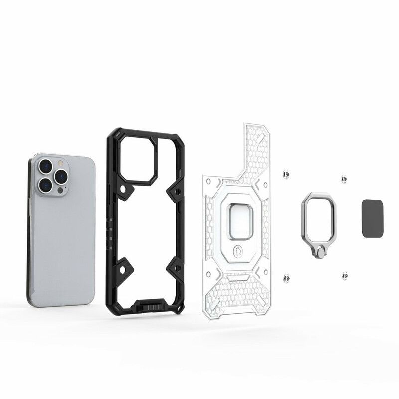 Cover iPhone 13 Pro Honeycomb Med Ring