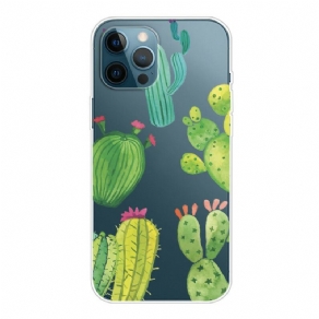 Cover iPhone 13 Pro Kaktus Akvarel