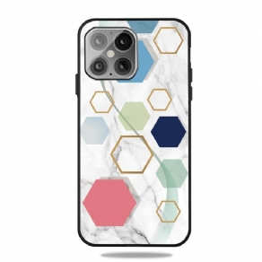 Cover iPhone 13 Pro Marmorgeometri