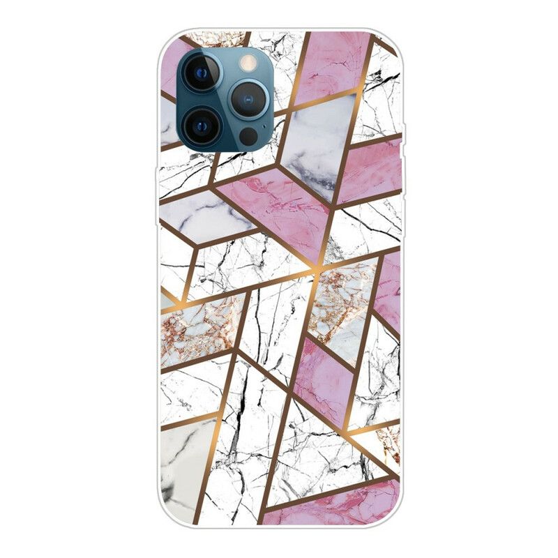 Cover iPhone 13 Pro Marmorgeometri