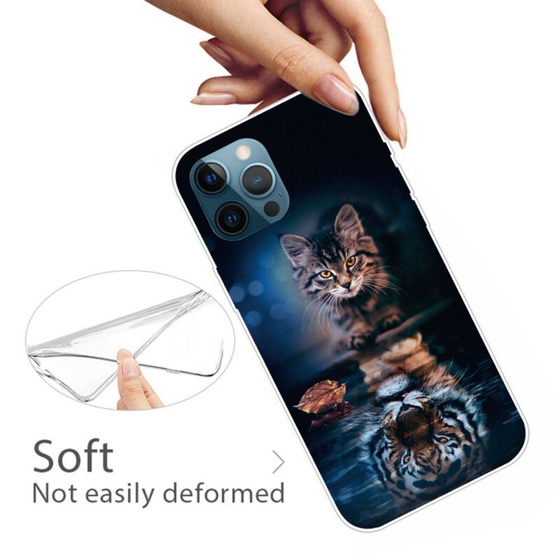 Cover iPhone 13 Pro Min Tiger