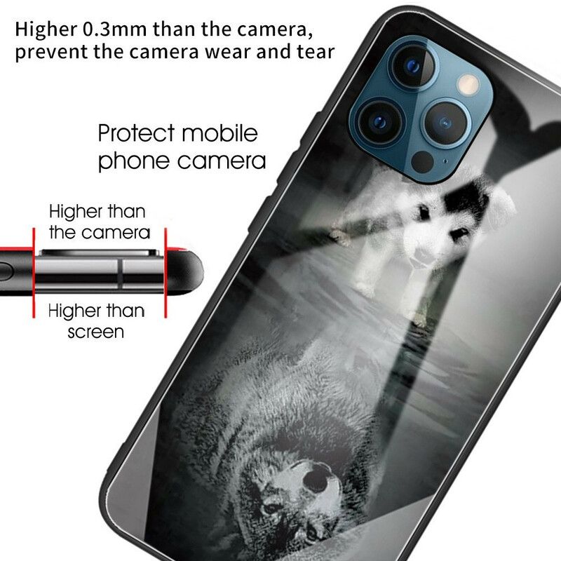 Cover iPhone 13 Pro Puppy Dream Hærdet Glas