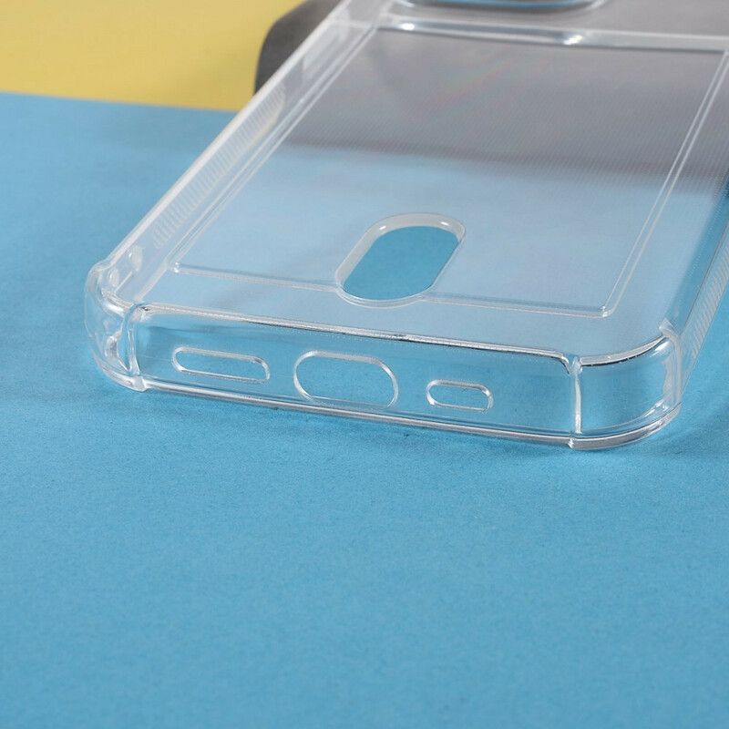 Cover iPhone 13 Pro Transparent Kortholder Farve