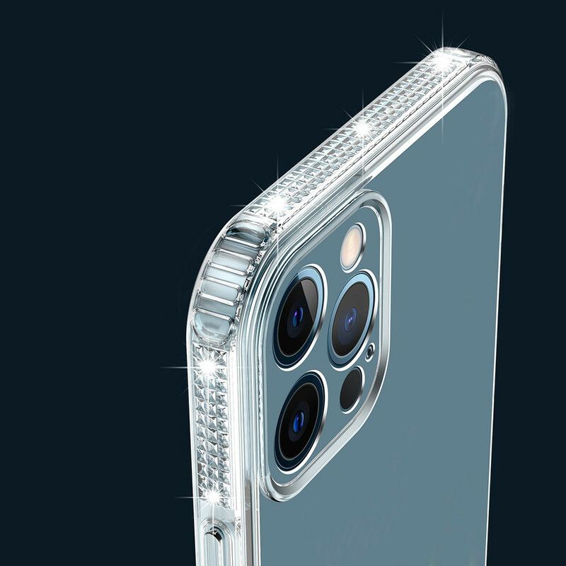 Cover iPhone 13 Pro Transparente Diamantkanter