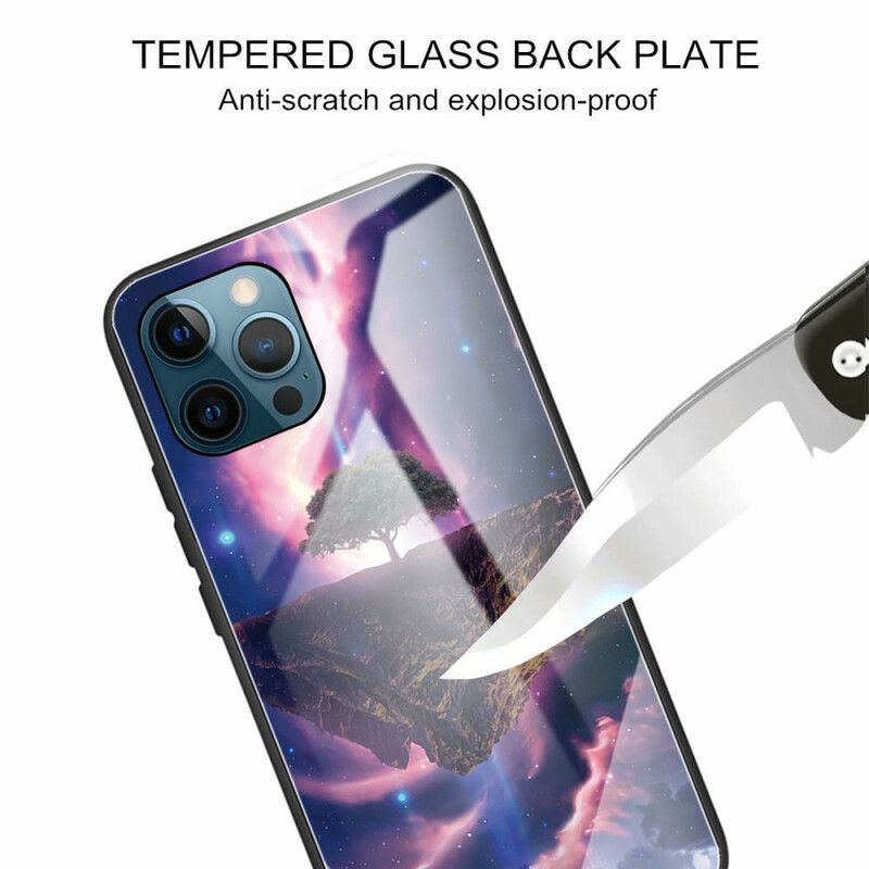 Cover iPhone 13 Pro Verdenstræ Hærdet Glas