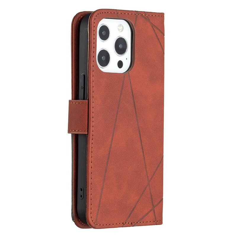 Flip Cover iPhone 13 Pro Binfen Farvetrekanter