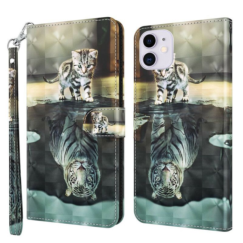 Flip Cover iPhone 13 Pro Ernest The Tiger