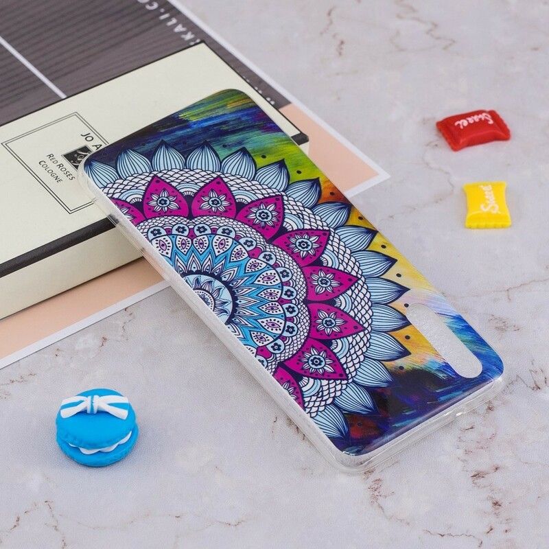 Cover Huawei P20 Fluorescerende Farverig Mandala