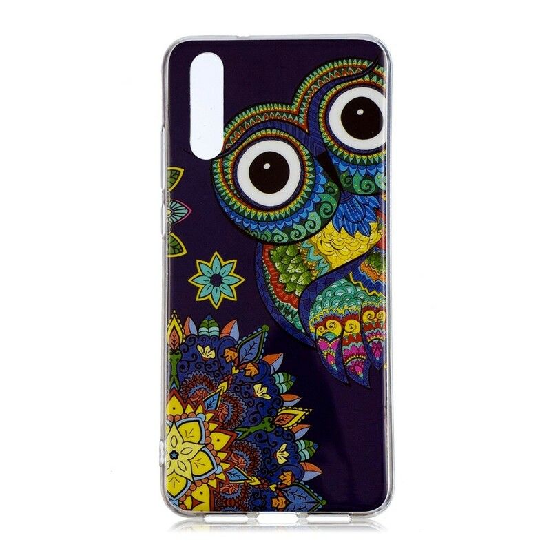 Cover Huawei P20 Fluorescerende Mandalaugle