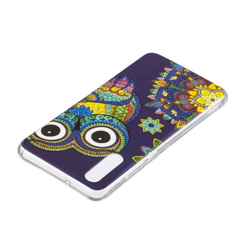 Cover Huawei P20 Fluorescerende Mandalaugle