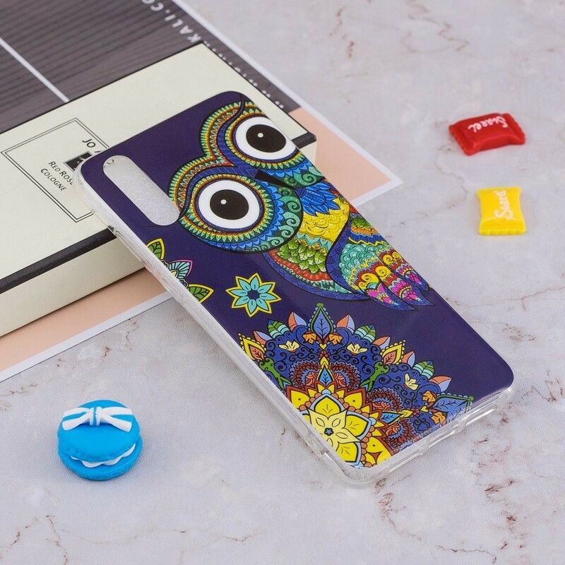 Cover Huawei P20 Fluorescerende Mandalaugle