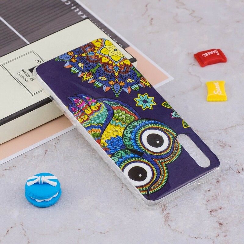 Cover Huawei P20 Fluorescerende Mandalaugle