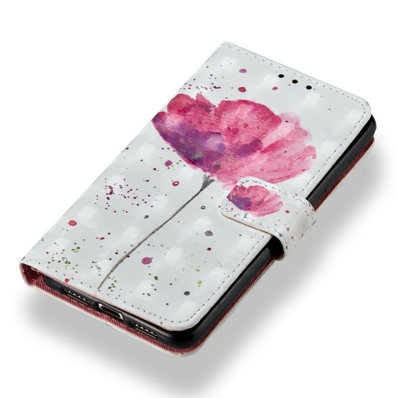 Flip Cover Huawei P20 3d Akvarel Halterneck