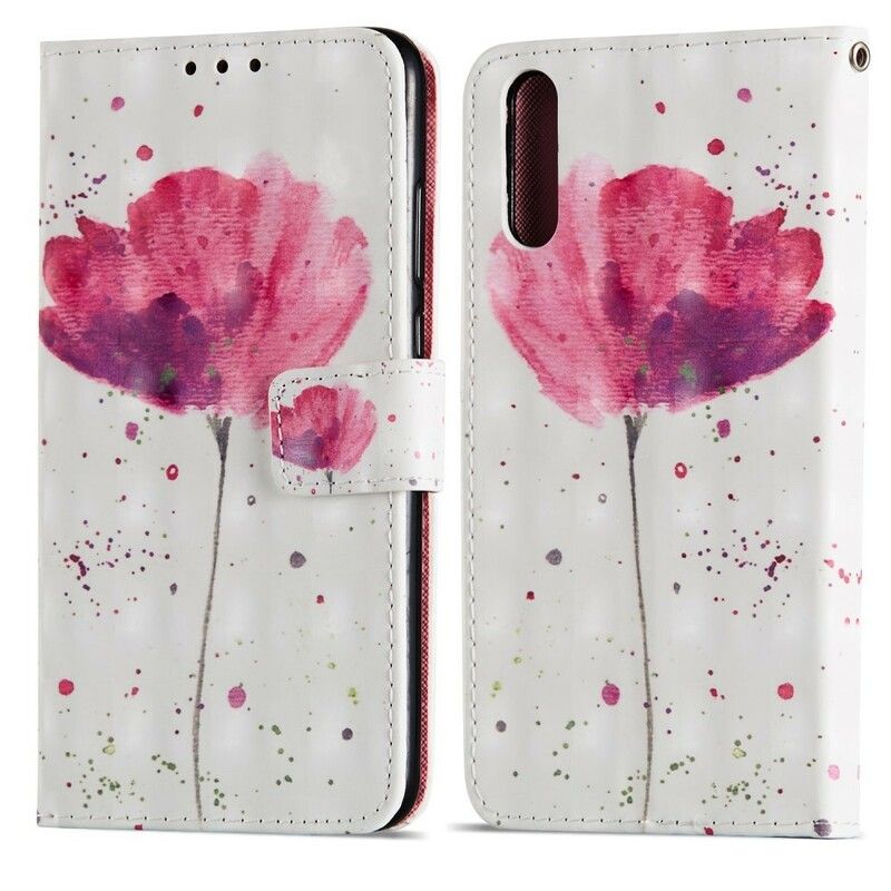 Flip Cover Huawei P20 3d Akvarel Halterneck