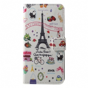 Flip Cover Huawei P20 Jeg Elsker Paris