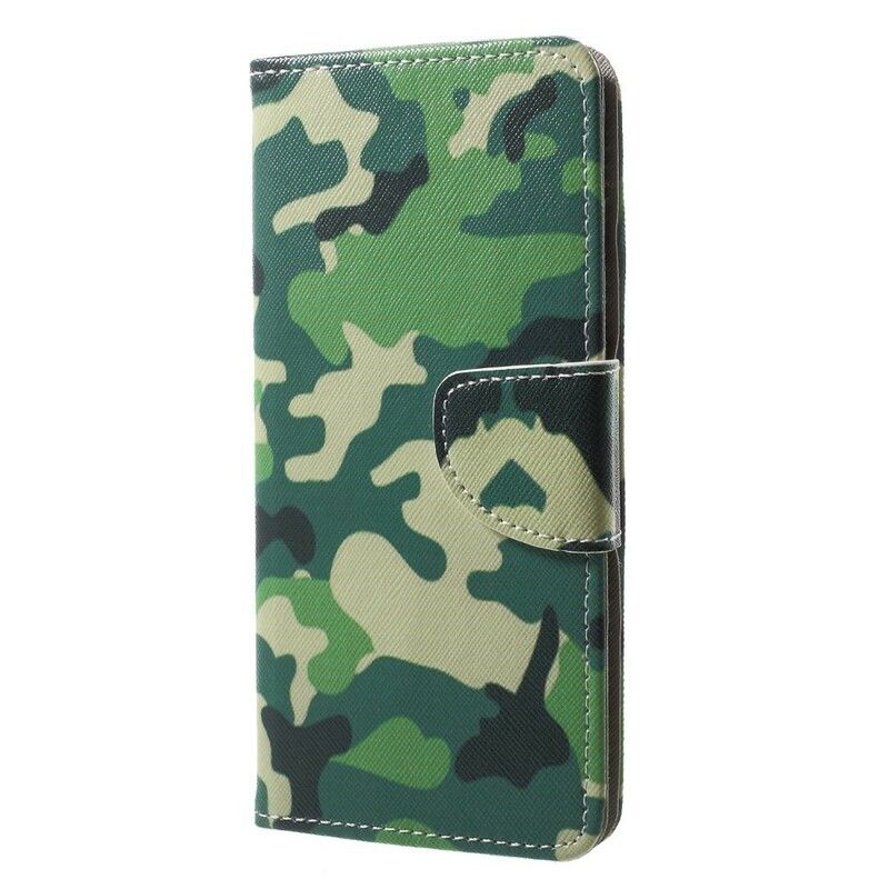 Flip Cover Huawei P20 Militær Camouflage