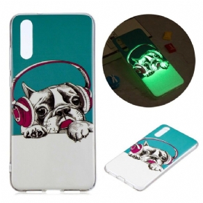 Mobilcover Huawei P20 Fluorescerende Hund