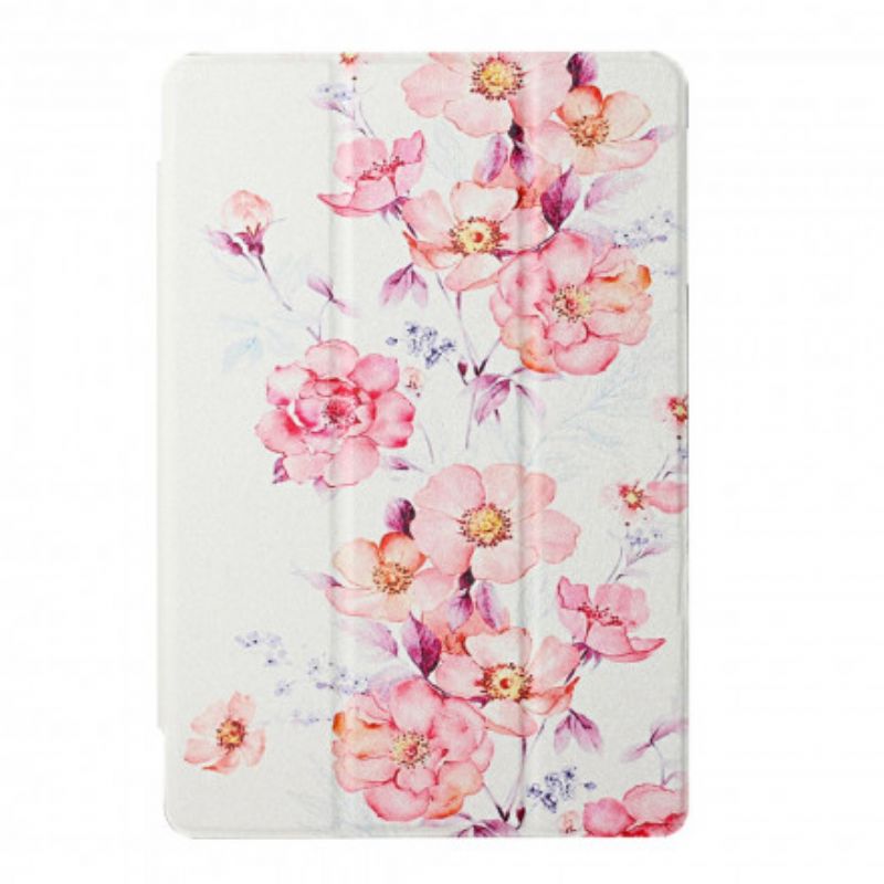 Cover iPad Mini 6 (2021) Floral Imiteret Læder