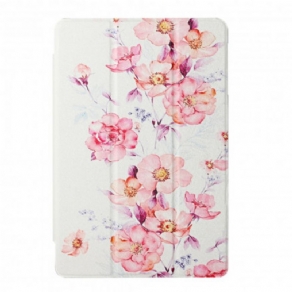 Cover iPad Mini 6 (2021) Floral Imiteret Læder