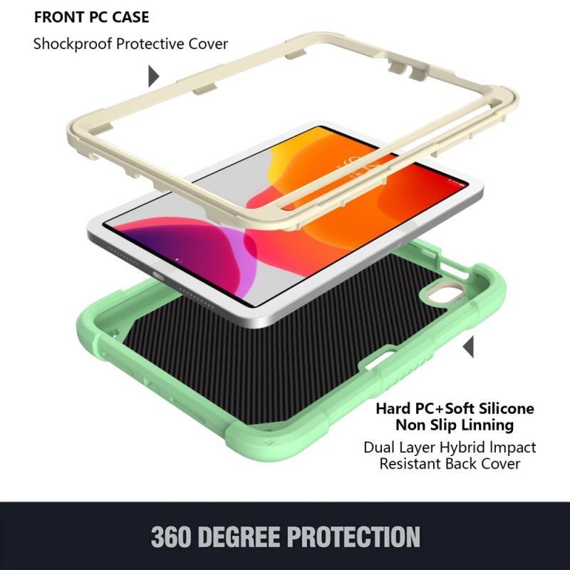 Cover iPad Mini 6 (2021) Ultra Resistent Og Sommerfugle Skulderrem