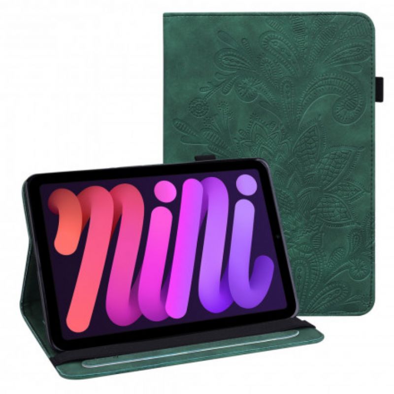 Etui iPad Mini 6 (2021) Blomsterdesign