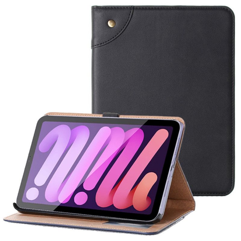 Etui iPad Mini 6 (2021) Vintage Kunstlædernitter