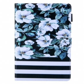 Flip Cover iPad Mini 6 (2021) Blomsterdesign