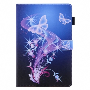 Flip Cover iPad Mini 6 (2021) Farverige Sommerfugle