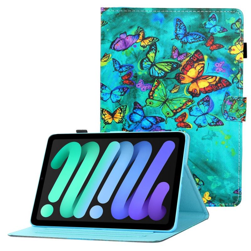 Flip Cover iPad Mini 6 (2021) Flight Of Butterflies