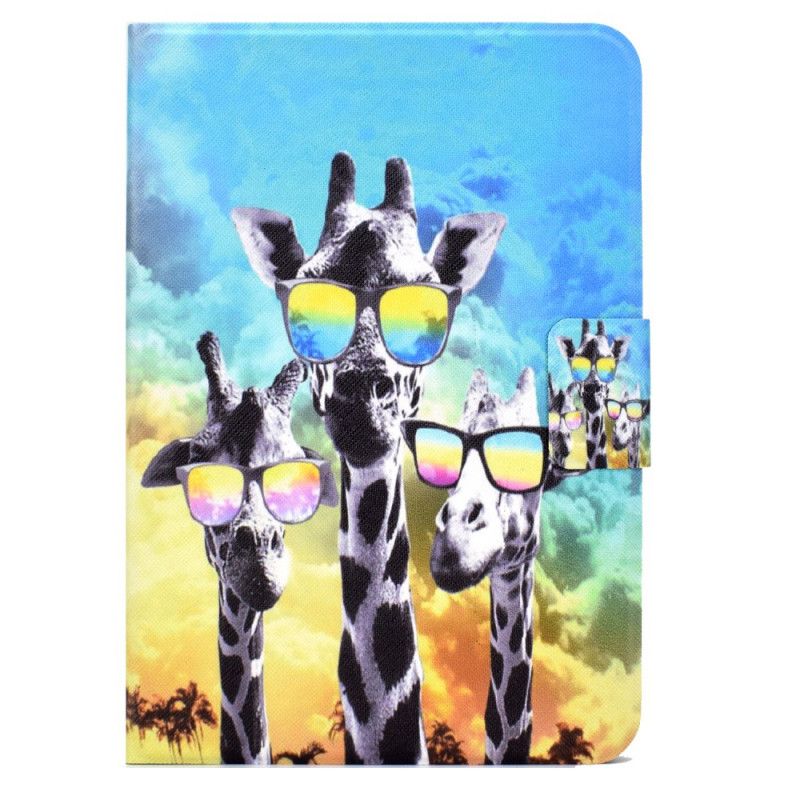 Flip Cover iPad Mini 6 (2021) Funky Giraffer