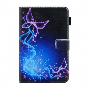 Flip Cover iPad Mini 6 (2021) Hvirvelsommerfugle