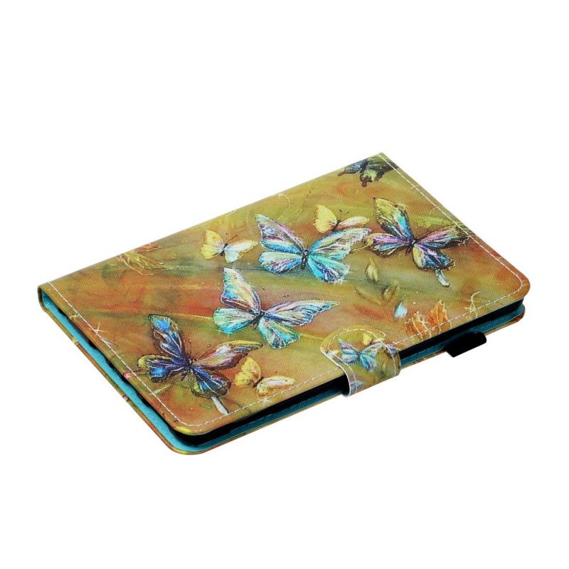 Flip Cover iPad Mini 6 (2021) Malede Sommerfugle