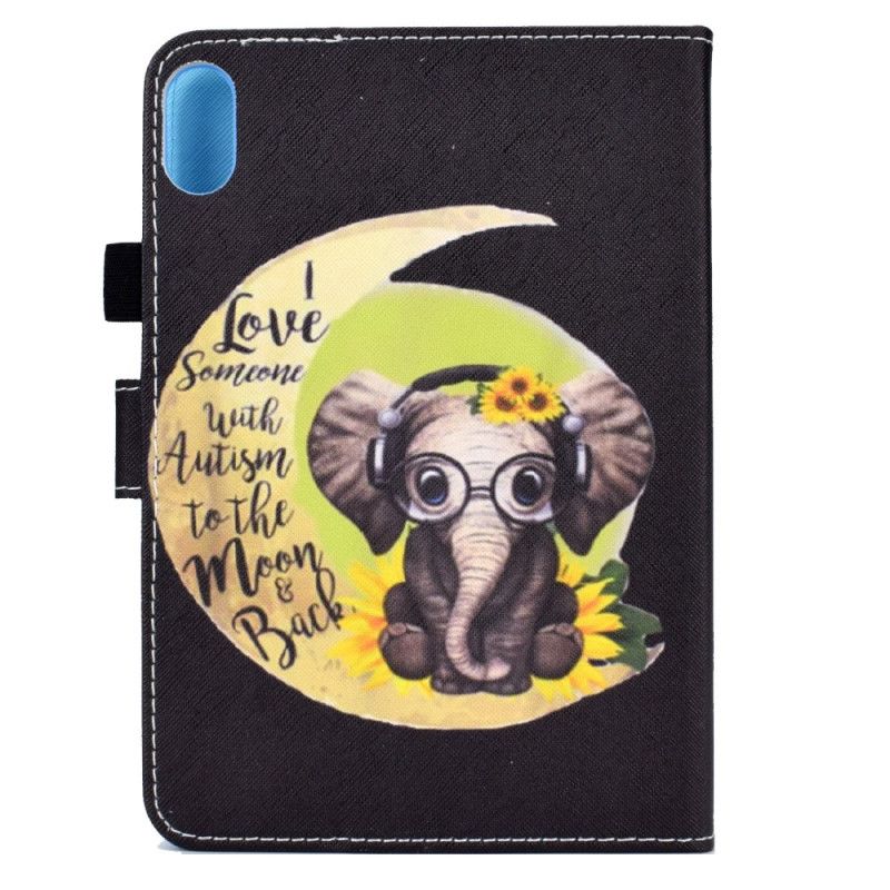 Flip Cover iPad Mini 6 (2021) Sjov Elefant