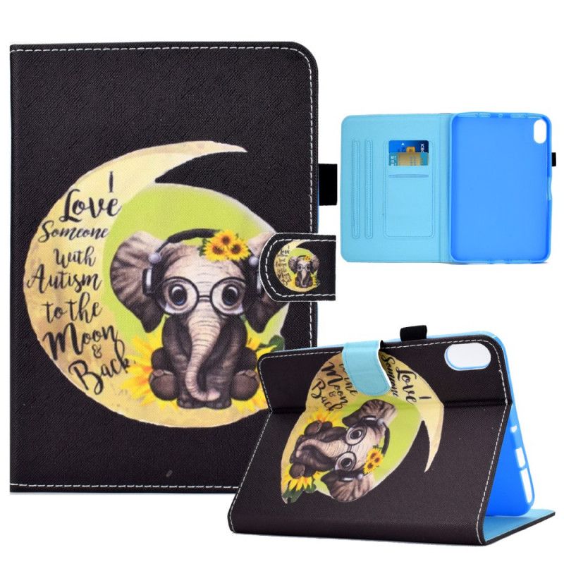 Flip Cover iPad Mini 6 (2021) Sjov Elefant